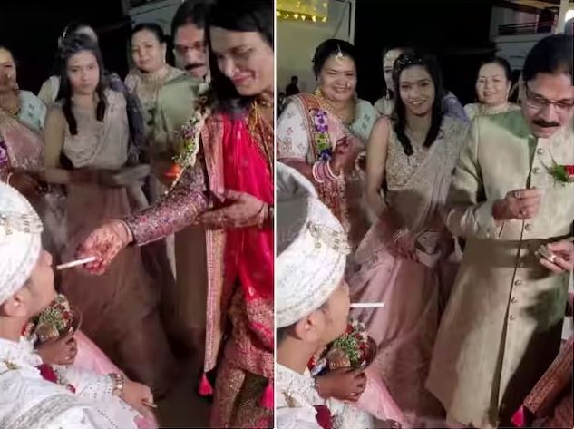 Weird Marriage Rituals, Marriage, Viral video, Groom, Cigarette ...