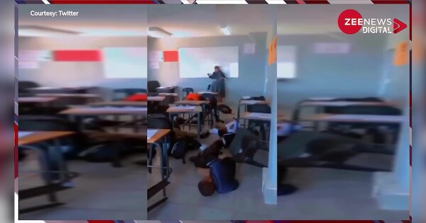 School student playing pranks along with the class teacher funny video ...