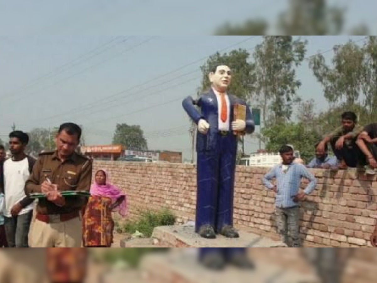 Yamunanagar में बाबा साहेब की मूर्ति को खंडित करने पर भड़का Dalit समाज 
