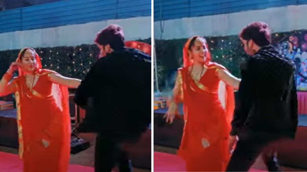 Devar-Bhabhi Dance: देवर के सामने भाभी ने ऐसे मटकाई कमर, स्टेज पर ही मच गया बवाल