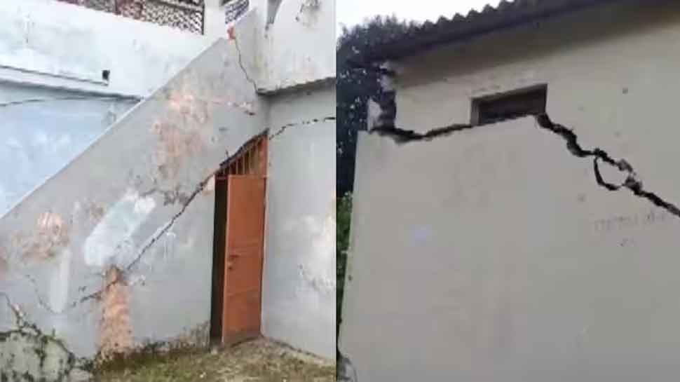 Uttarakhand: जोशीमठ के बाद अब इस इलाके में फटी दीवारें देख प्रसाशन हैरान, कभी भी गिर सकते हैं 28 मकान