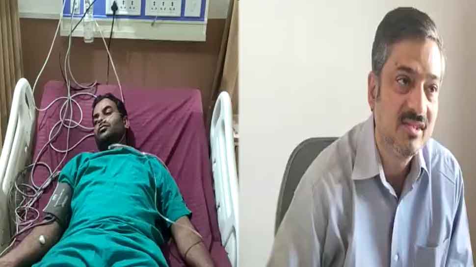 gun bullet throbbing in chest rajgarh District doctor said no bullet in