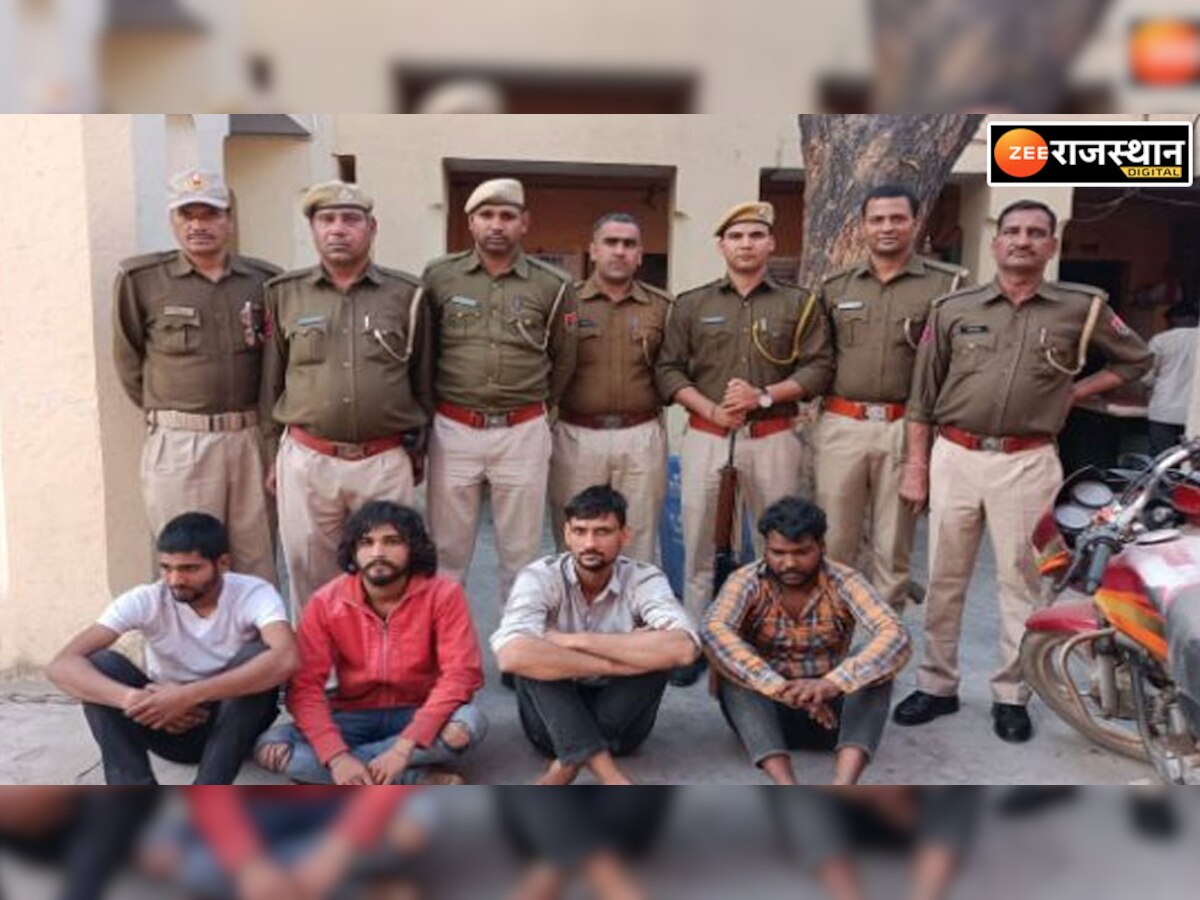 alwar kidnapping case: अपहरण कर 20 लाख की फिरौती मांगने वाले बदमाशों को पुलिस ने दबोचा, गाड़ी भी की जब्त