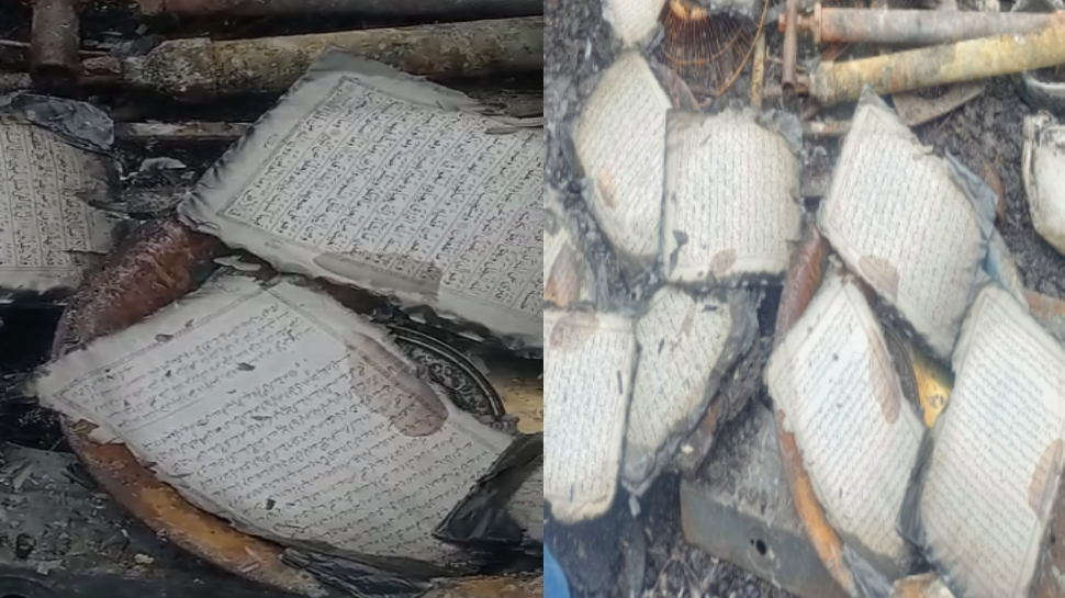 Assam: 40 घर जलकर हुए ख़ाक, क़ुरआन की तहरीर को छू नहीं पाईं आग की लपटें Assam: 40 घर जलकर हुए ख़ाक, क़ुरआन की तहरीर को छू नहीं पाईं आग की लपटें