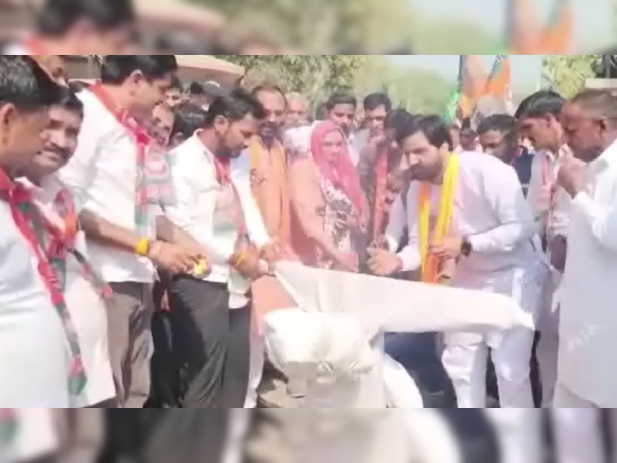 Hanumangarh: विधायक धर्मेंद्र मोची पर टिप्पणी के विरोध में बलवान पूनिया के खिलाफ BJP का प्रदर्शन 