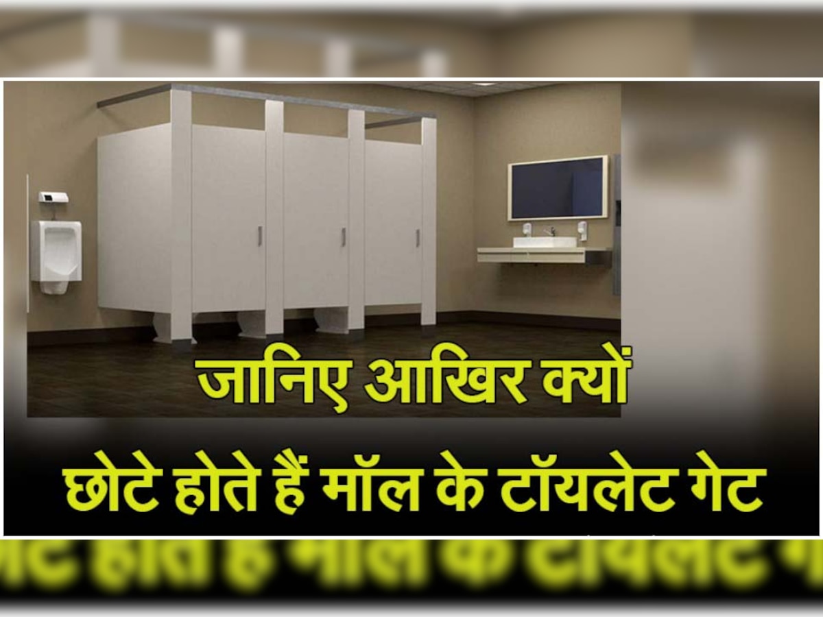 Washroom Gate Fact: मॉल के वॉशरूम में क्यों ऊपर तक नहीं बने होते गेट? इसके पीछे एक दो नहीं बल्कि 5 कारण हैं