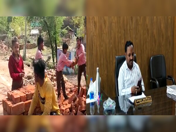 Lalitpur: सरकारी स्कूल में पढ़ाई की जगह छात्रों से कराया जाता है ऐसा काम