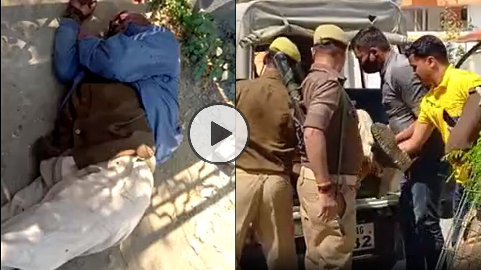 नशे में धुत सड़क पर लेटे हुए कांस्टेबल का Video हुआ वायरल, वैन में लादकर ले गए पुलिसवाले
