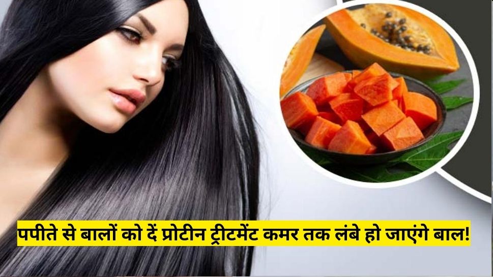 Papaya Hair Treatment To Get Long Hair Naturally Hair Care Tips | Hindi  News, पपीते से बालों को दें प्रोटीन ट्रीटमेंट, कमर तक लंबे हो जाएंगे बाल