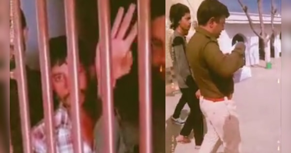 Jhunjhunu News Big negligence of Sultana police came to the fore arrested youths made video in lockup | Jhunjhunu News : सुलताना पुलिस की बड़ी लापरवाही आई सामने, गिरफ्तार युवकों ने हवालात में बनाया वीडियो, Video Viral | Zee News Hindi