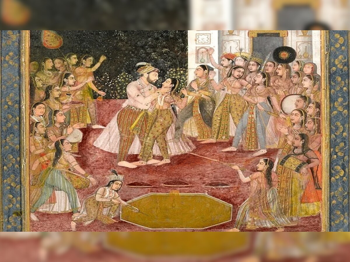 मुगल भी खेलते थे होली, हरम में होते थे खास इंतेजाम, टेसू के फूल से बनते थे रंग