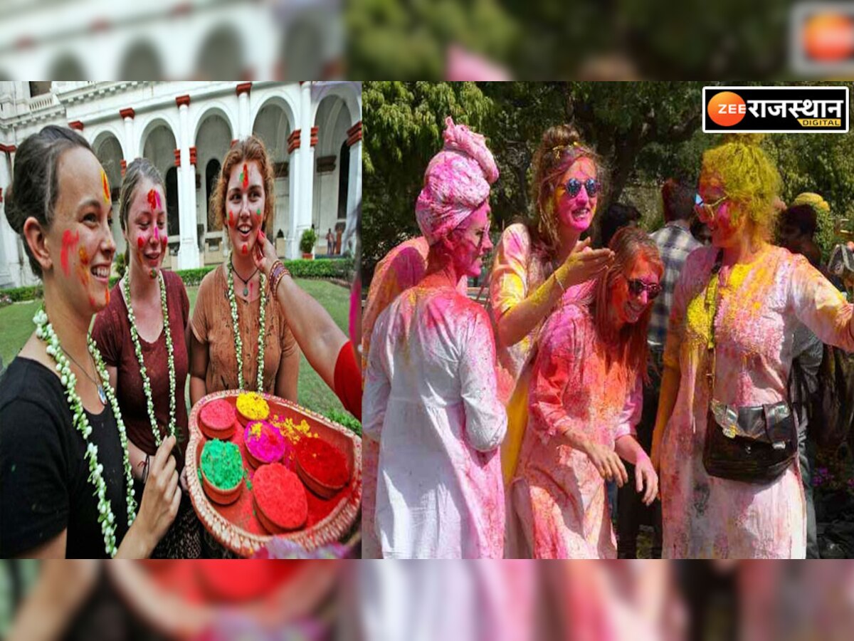 Holi 2023: राजस्थान में होली चढ़ा परवान, जयपुर में गोविंद देवजी के साथ होली, पुष्कर में उमड़े विदेशी सैलानी, खासाकोठी में दिखा शानदार नजारा 