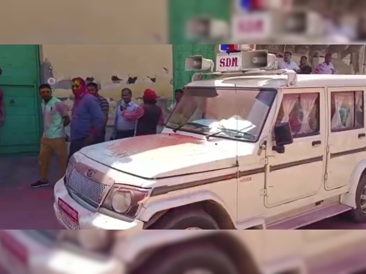 झुंझुनू: नवलगढ़ में शानदार तरीके से निकला गेर जुलूस, 600 पुलिसकर्मियों का जाब्ता रहा तैनात