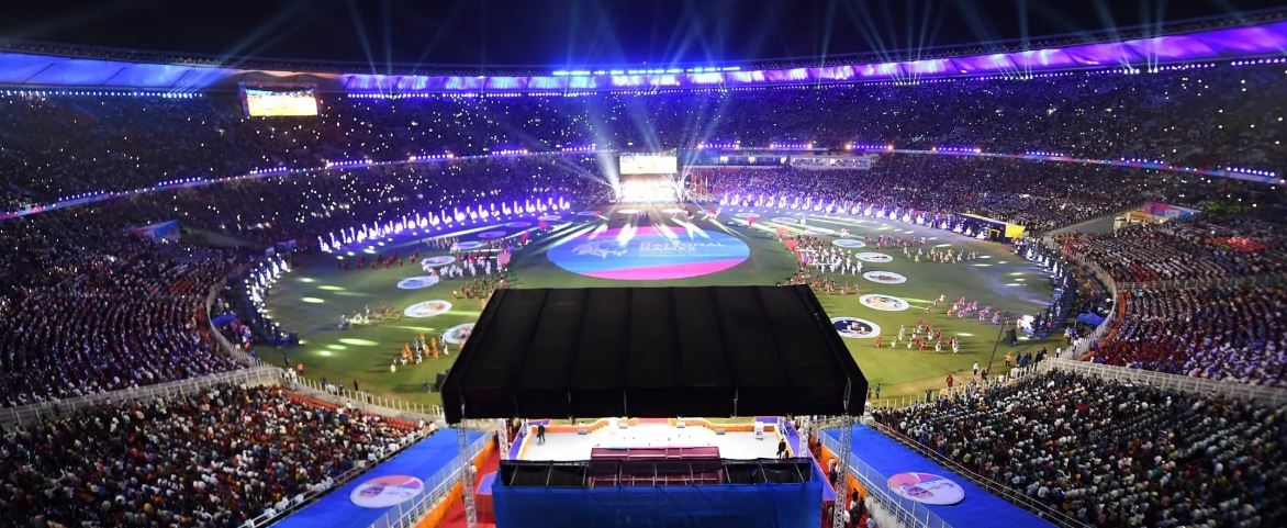 Cricket Ahmedabad Narendra Modi Stadium specialty gym and swimming pool