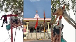 अनूठी है इस भैरव मंदिर की परंपरा, 25 फीट के खंभे से उल्टा लटककर होती है परिक्रमा