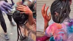 जापानी व्लॉगर संग होली पर हुई ऐसी बदतमीजी, Video देखकर खौल उठेगा आपका खून