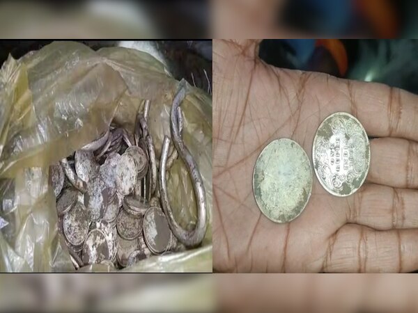 Jalaun: जालौन में खुदाई के दौरान निकले चांदी के सिक्के; इतने साल पुराना है ख़ज़ाना