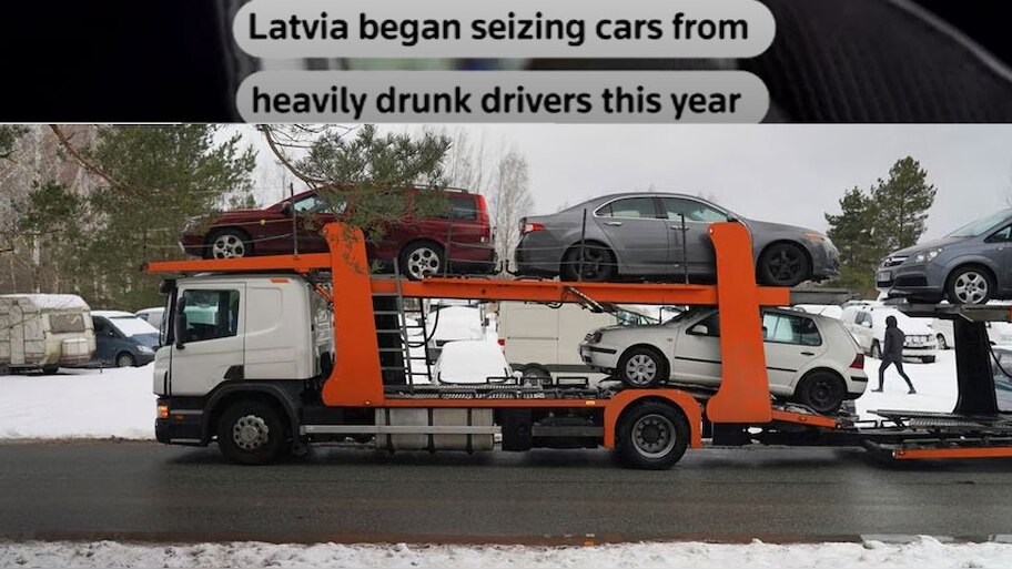 Latvia donates drunk drivers cars to support war torn Ukraine Russia ...