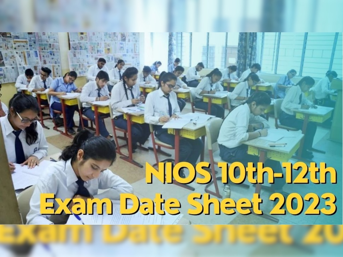 NIOS Exam Date Sheet 2023: कक्षा 10वीं-12वीं की डेटशीट हुई जारी, यहां देखें पूरा शेड्यूल