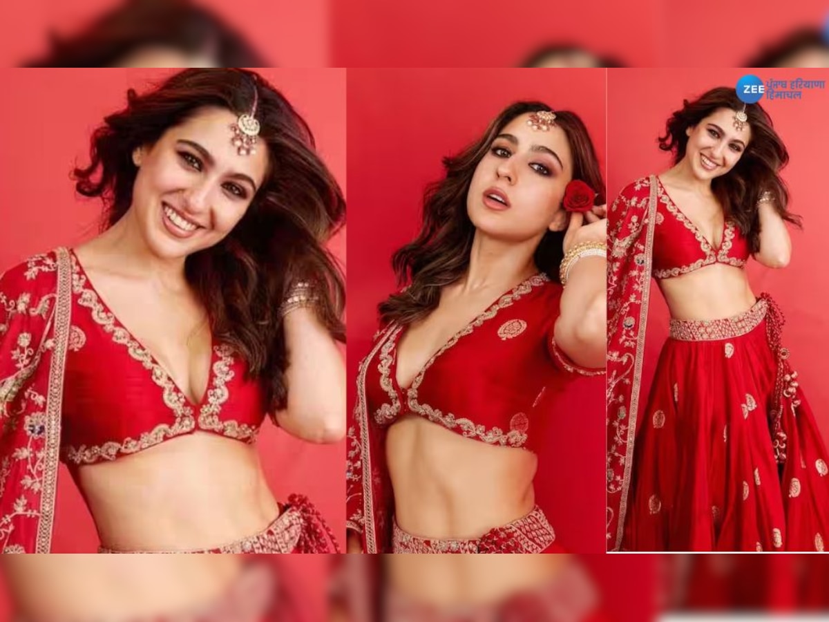 Sara Ali Khan Photos: ਲਾਲ ਲਹਿੰਗੇ 'ਚ ਸਾਰਾ ਅਲੀ ਖਾਨ ਨੇ ਸਟੇਜ 'ਤੇ ਦਿੱਤੇ ਅਜਿਹੇ ਸ਼ਾਨਦਾਰ ਪੋਜ਼, ਪ੍ਰਸ਼ੰਸਕਾਂ ਦੇ ਉੱਡੇ ਹੋਸ਼