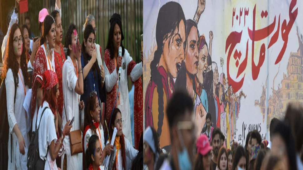 पाकिस्तान में हुक्मरानों से हिसाब मांगने सड़कों पर उतरीं औरतें; क्या पाक बनेगा अगला ईरान ? पाकिस्तान में हुक्मरानों से हिसाब मांगने सड़कों पर उतरीं औरतें; क्या पाक बनेगा अगला ईरान ?
