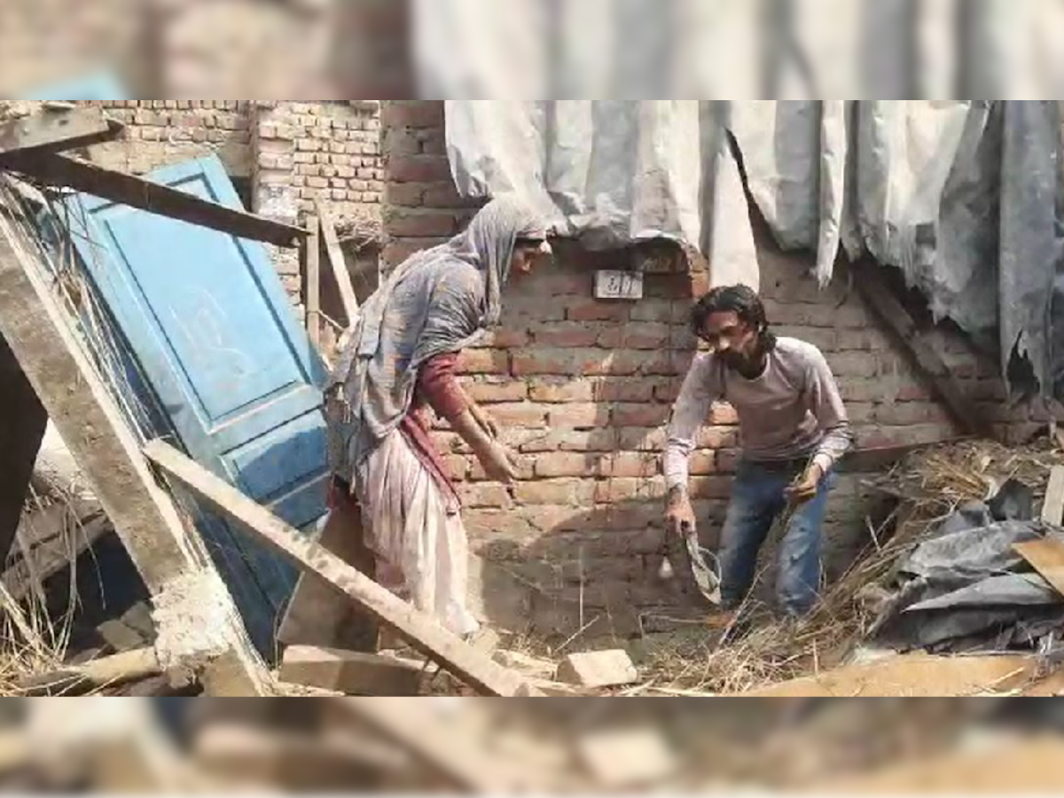 Yamunanagar: घर की छत गिरने से लड़की घायल, 2 महीने बाद होने वाली शादी का सामान हुआ खराब 