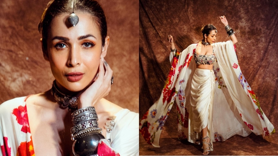 Malaika Arora: पत्तों वाली साड़ी लपेटकर मलाइका ने बरपाया हुस्न का कहर, अदाएं दिखाकर हर हसीना को दी मात!