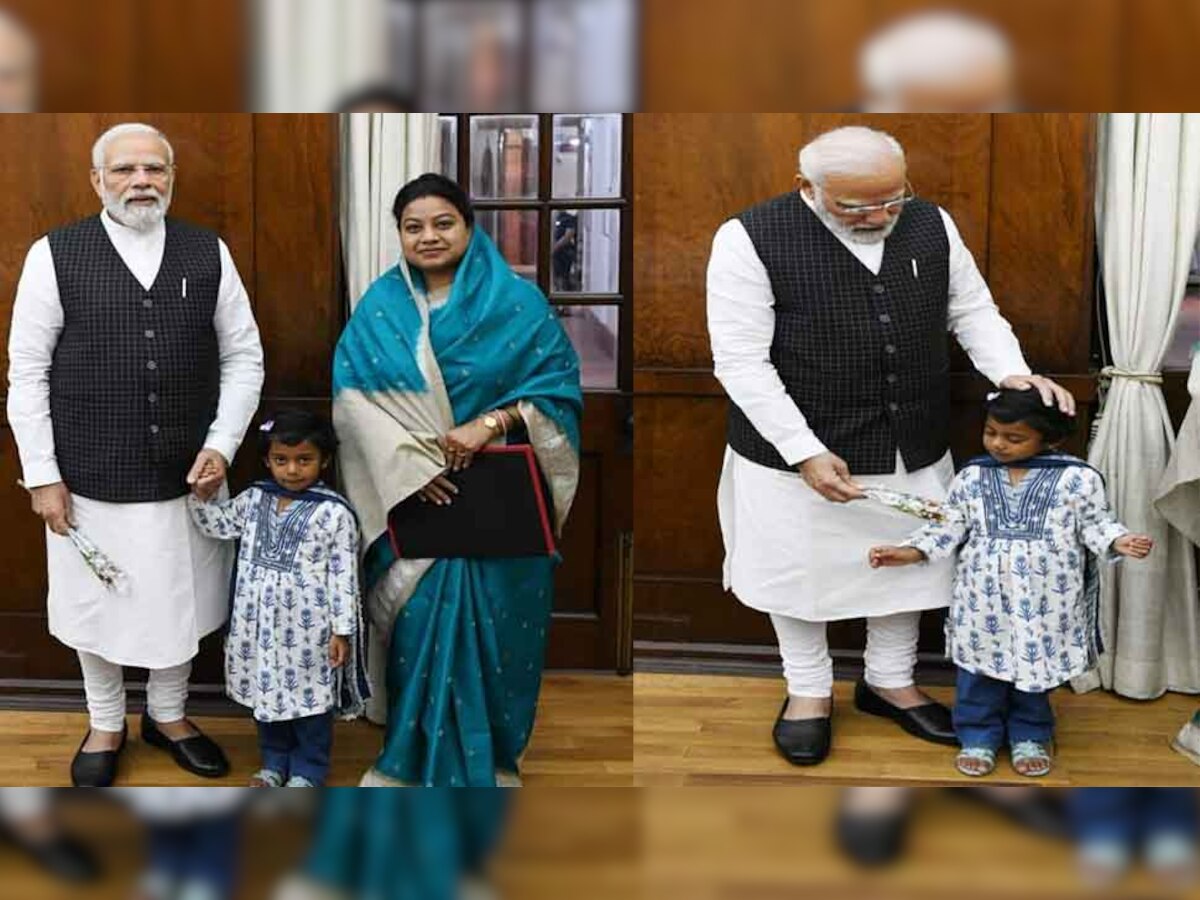 PM मोदी ने 3 साल की बच्ची से पूछा- मैं कहां काम करता हूं? जवाब सुन गदगद हुए प्रधानमंत्री