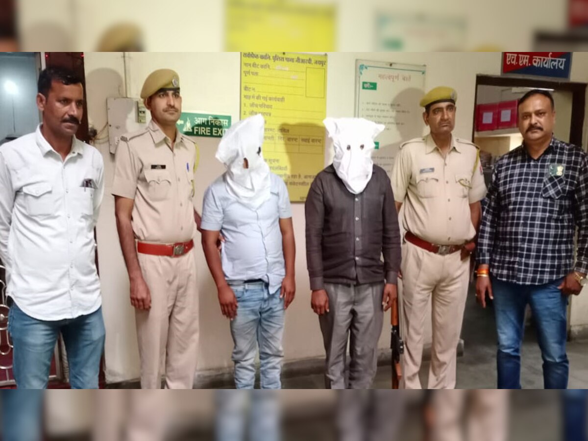 UP से जयपुर आ रहे दंपती के 28 लाख के जेवर चुराने वाले गिरोह के 2 बदमाशों को पकड़ा