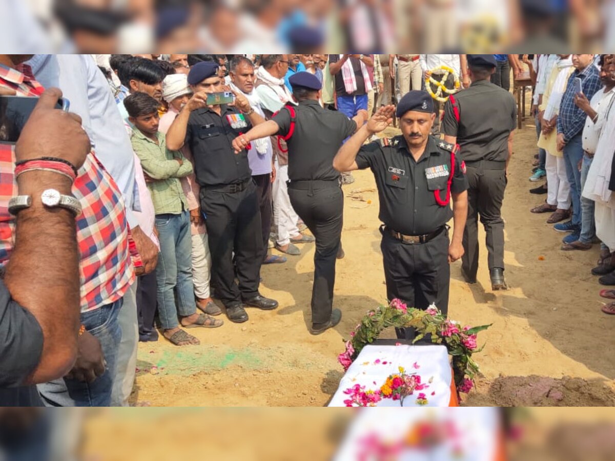 Karauli: शहीद मोहन सिंह गुर्जर हुए पंचतत्व में विलीन, अंतिम दर्शन के लिए उमड़े लोग