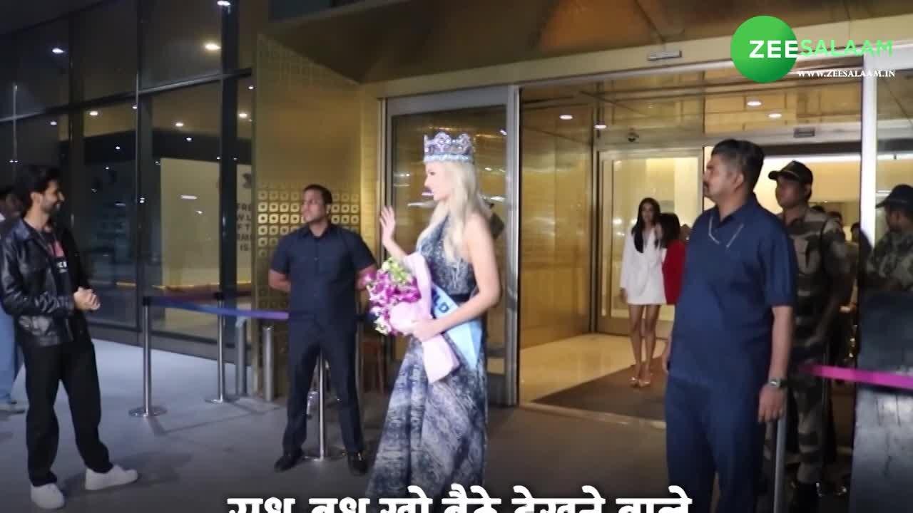 poland miss world 2022 karolina bielawska reached india spotted at ...