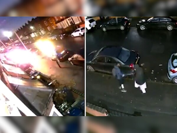 बर्मिंघम: मस्जिद से निकलकर घर जा रहे शख्स को लगाई आग, सीसीटीवी में कैद हुई घटना, देखिए VIDEO