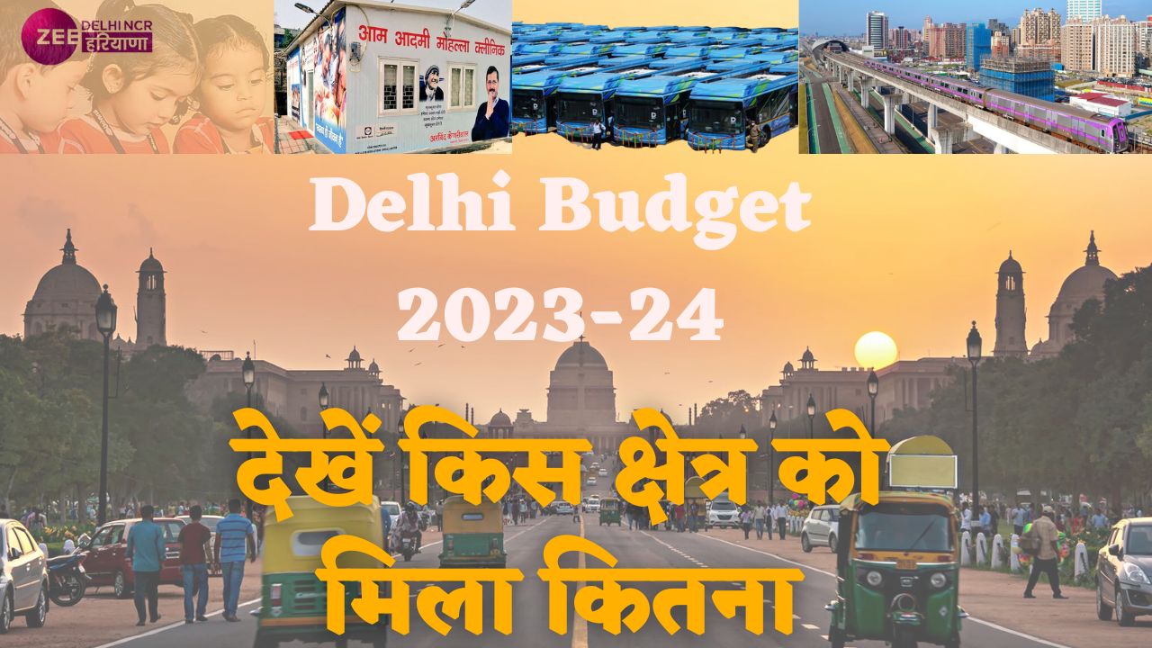 Delhi Budget 2023 78800 Crores Of Total See Sector Wise Ammount And ...