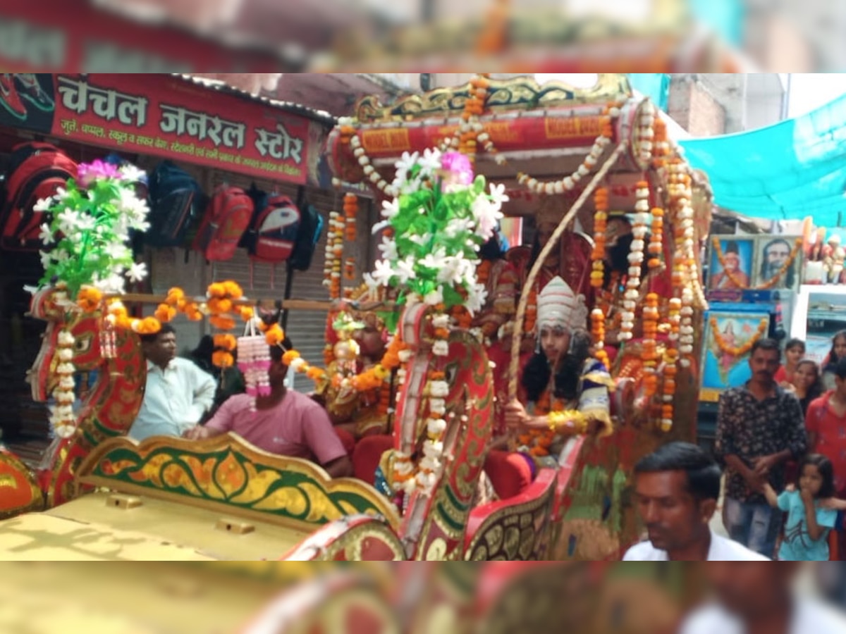  जहाजपुर में सनातन हिन्दू उत्सव समिति ने नव वर्ष 2080 पर बनाई भारत माता की रंगोली 