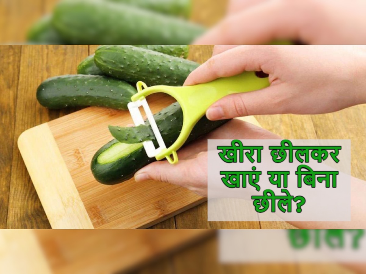 Cucumber Peel Benefits: खीरा छीलकर खाने की न करें गलती, छिलका सहित खाएं, तभी मिलेंगे जबरदस्त फयदे