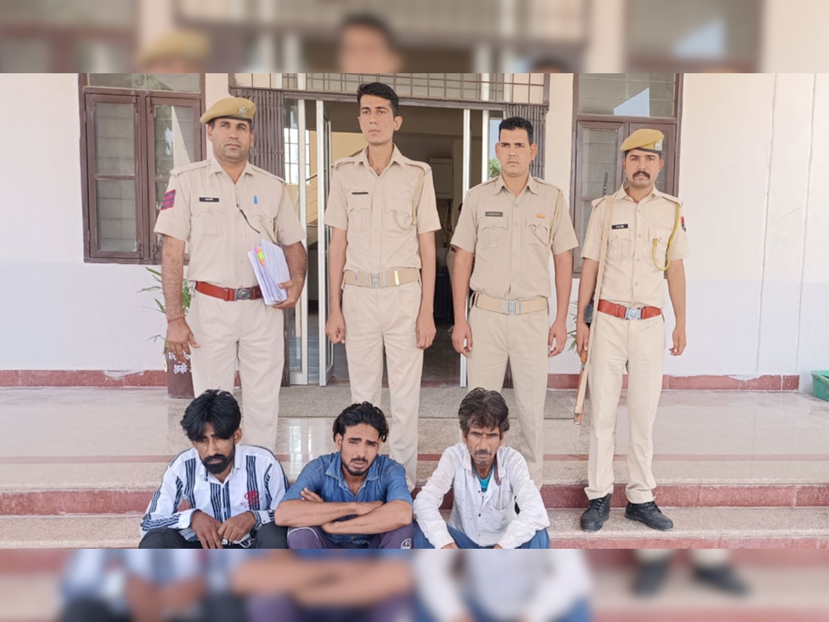 श्रीगंगानगर में चोरी की फिराक में घूम रहे 3 हिस्ट्रीशीटरों को पुलिस ने किया गिरफ्तार