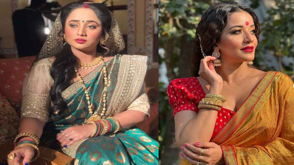 Monalisa vs Rani Chatterjee: जमकर भिड़ीं भोजपुरी की दोनों हसीनाएं, सामने बैठ खेसारी ने लिए खूब स्वाद