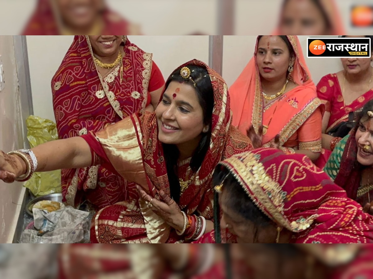 निगम ग्रेटर मेयर डॉ.सौम्या गुर्जर ने की गणगौर पूजा, गणगौर के पारंपरिक लोकगीत गाया, देखें वीडियो