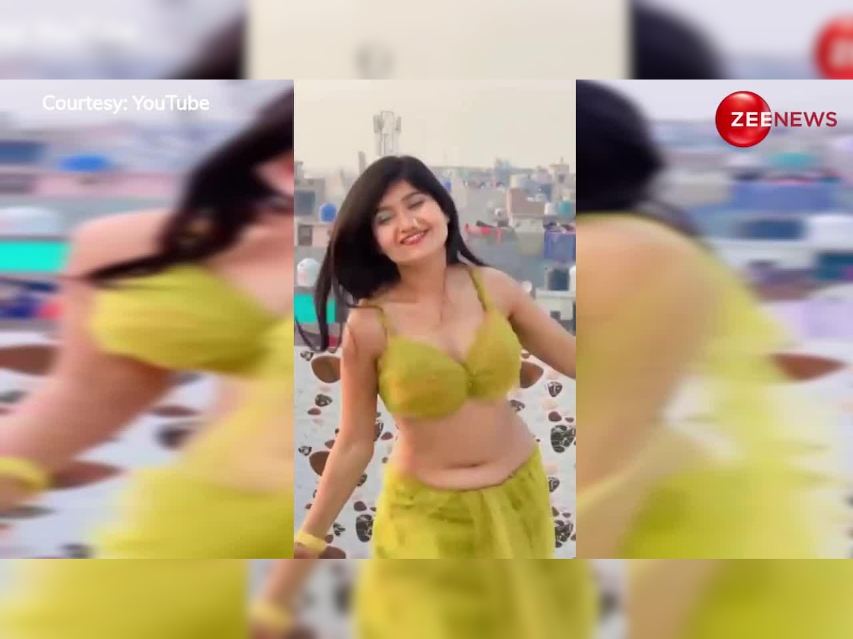 Desi Bhabhi Hot Video: दिन के उजाले में ही साड़ी का पल्लू हाथ में लेकर देसी  भाभी ने दिखाया बदन, डांस मूव्स सोने नहीं देंगे