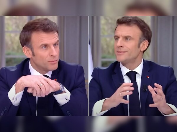 फ्रांस के राष्ट्रपति ने इंटरव्यू के दौरान छुपाकर हाथ से उतारी घड़ी, देखिए VIDEO और जानिए कीमत