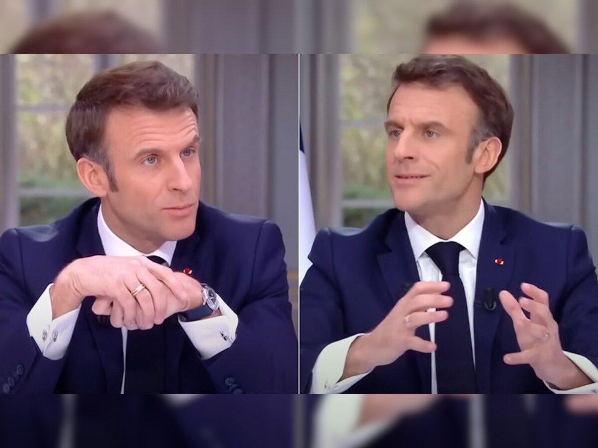 फ्रांस के राष्ट्रपति ने इंटरव्यू के दौरान छुपाकर हाथ से उतारी घड़ी, देखिए VIDEO और जानिए कीमत