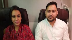 सीबीआई से पूछताछ के बाद पत्नी से मिलने अस्पताल पहुंचे तेजस्वी