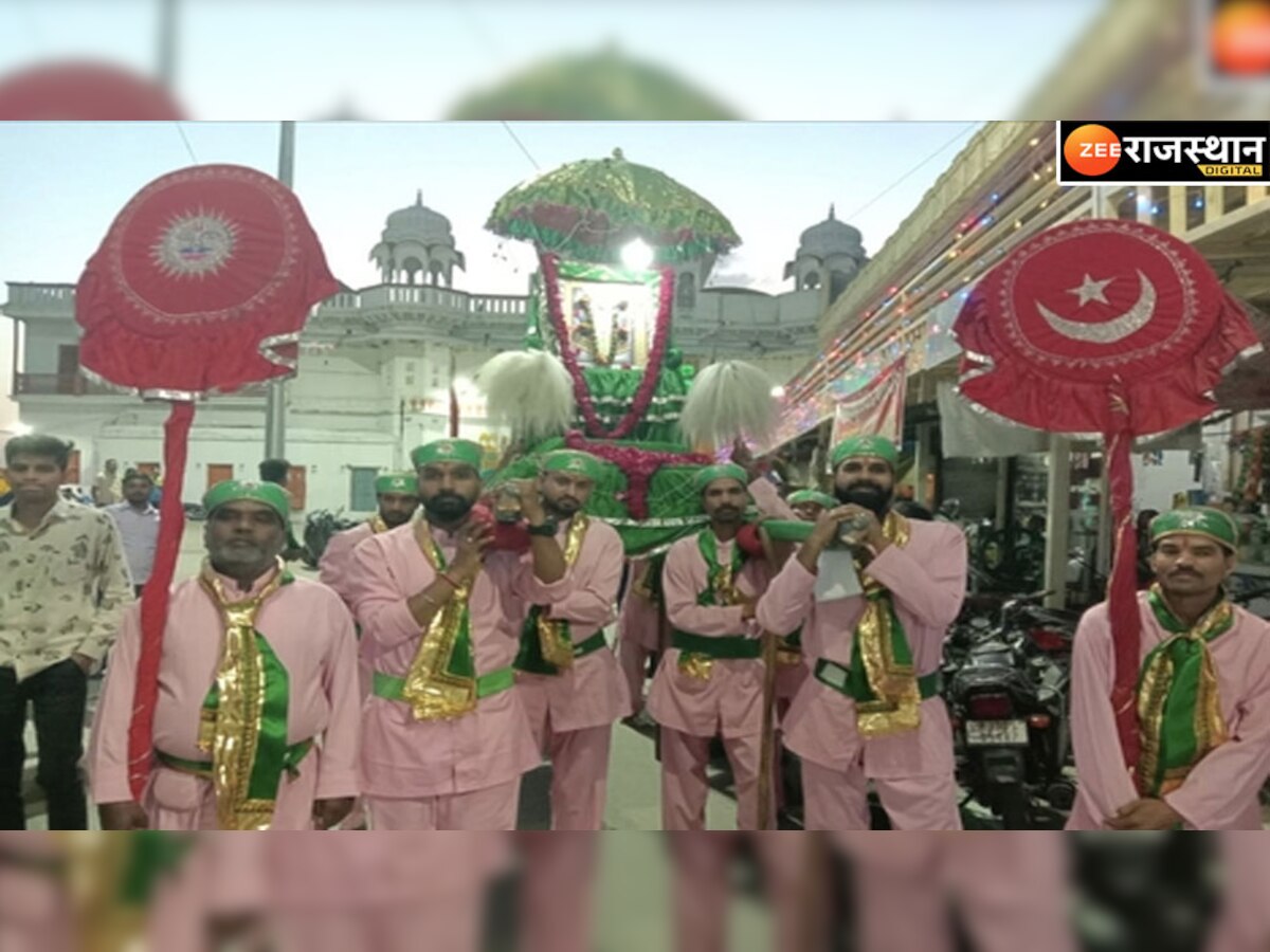 राजसमंद में खिली हरियाली, शाही लवाजमे के साथ निकली हरी गणगौर की सवारी
