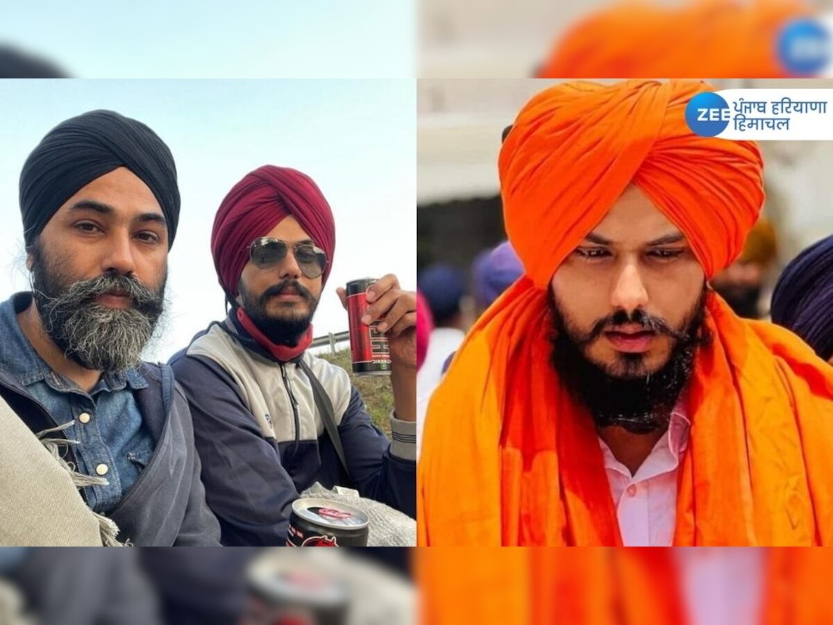 Amritpal Singh selfie: हाथों में कोल्ड ड्रिंक लेकर सेल्फी लेते हुए नजर आए अमृतपाल सिंह और पपलप्रीत 