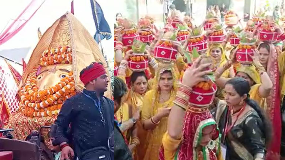 Delhi: सिद्धपीठ श्री साईं कालका मंदिर में मनाया Maa Kali का जन्मदिन, ढोल-नगाड़ों के साथ निकली विशाल कलश यात्रा Delhi: सिद्धपीठ श्री साईं कालका मंदिर में मनाया Maa Kali का जन्मदिन, ढोल-नगाड़ों के साथ निकली विशाल कलश यात्रा