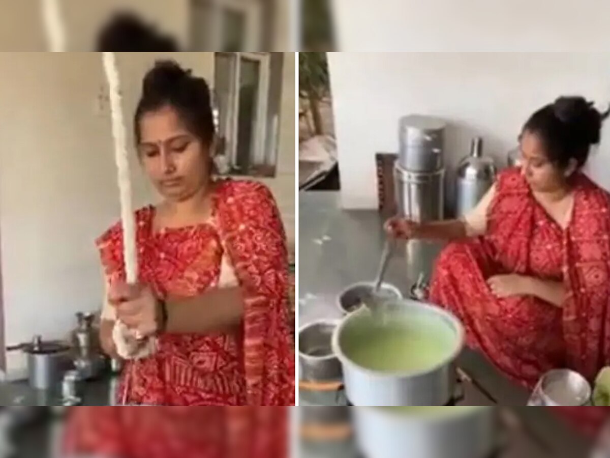 Desi Jugaad: बिना फ्रिज के तपती गर्मी में भाभी ने बनाई ठंडी-ठंडी आइसक्रीम, दूध डालकर नचा दिया पंखे से