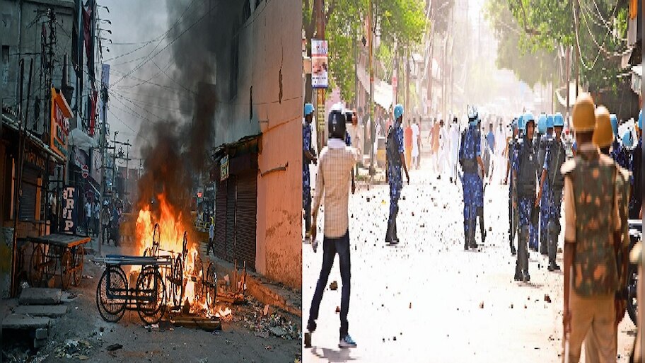 ram navmi par jam kar hua pathrav after Bengal and Bihar violence ...