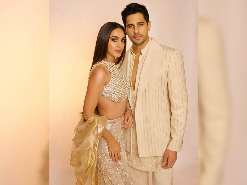 सिद्धार्थ और कियारा का ग्लैमरस लुक