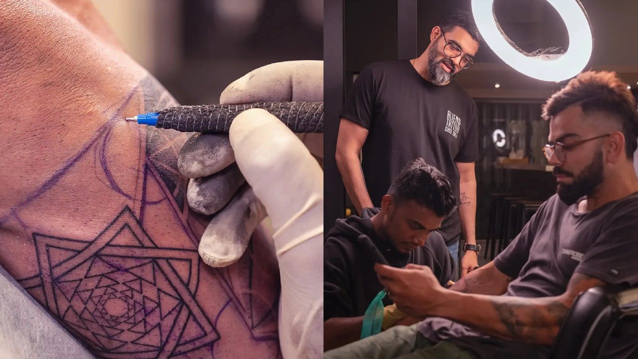Virat Kohli gets a new tattoo