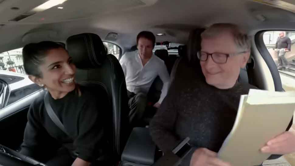 WATCH: सेल्फ ड्राइविंग कार में बैठ लंदन की सड़कों पर किस चीज को ढूंढ रहे थे बिल गेट्स